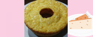 Bolo de queijo sem glúten e sem Lactose